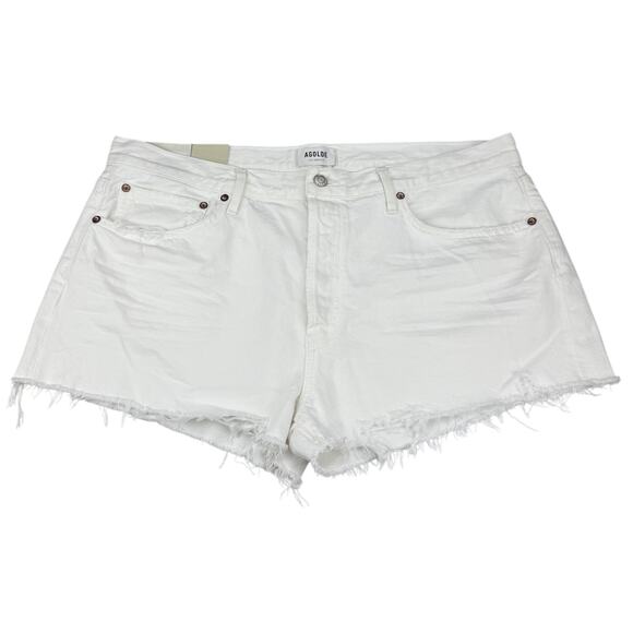NWT AGOLDE Parker Vintage Cut-Off Short In Dough Size 33 - Picture 4 of 9